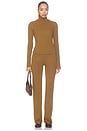 view 6 of 6 Lauren Straight Leg Pant in Tortoise