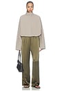 view 7 of 7 Barb Wide Leg Pant in Olive