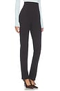 view 2 of 6 Rio High Waist Straight Pant in Chocolate