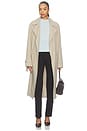 view 6 of 6 Rio High Waist Straight Pant in Chocolate