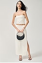 view 1 of 7 Rio Side Slit Skirt in Natural