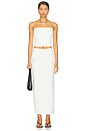 view 5 of 6 Rio Side Slit Skirt in Natural