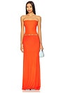 view 5 of 6 Lauren High Waist Maxi Skirt in Poppy