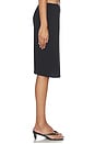 view 3 of 6 Pointelle Skirt in Black