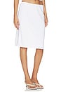 view 2 of 6 Pointelle Skirt in White