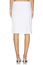 view 4 of 6 Pointelle Skirt in White