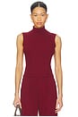view 1 of 4 Lauren Sleeveless Turtleneck in Pinot