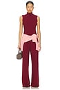 view 4 of 4 Lauren Sleeveless Turtleneck in Pinot