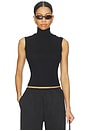 view 1 of 4 Lauren Sleeveless Turtleneck in Black
