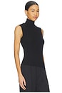 view 2 of 4 Lauren Sleeveless Turtleneck in Black
