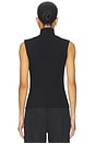 view 3 of 4 Lauren Sleeveless Turtleneck in Black