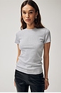 view 1 of 7 Kelly Slim Fit Tee in Heather Grey
