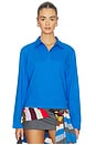 view 1 of 4 MARGO 長袖ポロ in Leset Blue