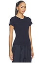 view 2 of 4 CAMISETA DE CORTE AJUSTADO LAURA in Midnight