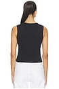 view 3 of 4 Nando Sleeveless Crew in Black