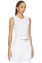 view 2 of 4 Nando Sleeveless Crew in White