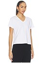 view 2 of 4 Margo V Neck Tee in White