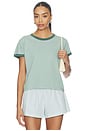 view 1 of 4 Margo Ringer Tee in Eucalyptus & Basil