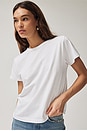 view 3 of 10 The Margo Tee in White