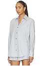 view 2 of 5 Yoshi Stripe Classic Button Down in Sterling Stripe