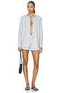 view 4 of 5 Yoshi Stripe Classic Button Down in Sterling Stripe