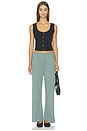 view 4 of 5 Pointelle Button Down Tank in Black