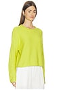 view 2 of 4 Mae Crewneck in Chartreuse