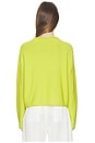 view 3 of 4 Mae Crewneck in Chartreuse