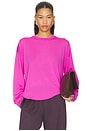 view 1 of 4 James Oversized Crewneck in Azalea