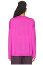 view 3 of 4 James Oversized Crewneck in Azalea