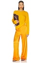 view 4 of 4 James Oversized Crewneck in Marigold