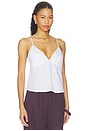 view 2 of 4 Yoko Triangle Tank in White