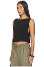 view 1 of 5 Ari Boatneck Tie Top in Black