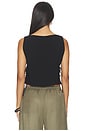 view 4 of 5 Ari Boatneck Tie Top in Black