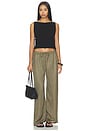 view 5 of 5 Ari Boatneck Tie Top in Black