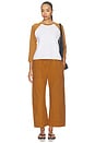 view 4 of 4 Margo Baseball Tee in White & Copper