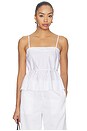 view 1 of 4 Yoko Lace Tank Top in White