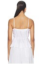 view 3 of 4 Yoko Lace Tank Top in White