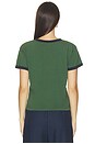 view 3 of 4 Margo Ringer Tee in Juniper & Midnight