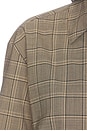 view 7 of 6 Mia Oversized Shirt in Camel Plaid
