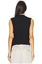 view 3 of 4 Lauren Sleeveless Wrap Top in Black