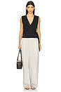 view 4 of 4 Lauren Sleeveless Wrap Top in Black