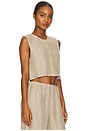 view 2 of 5 Stella Crewneck Vest Top in Dune