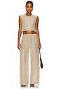 view 4 of 5 Stella Crewneck Vest Top in Dune