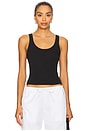 view 1 of 4 Laura Scoop Neck Tank in Black