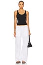 view 4 of 4 Laura Scoop Neck Tank in Black
