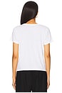 view 3 of 4 Laura V Neck Tee in White