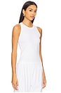 view 2 of 4 Nando High Neck Tank Top in White