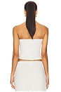 view 3 of 4 Lauren Bandeau Top in Cloud