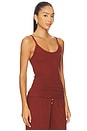 view 2 of 4 Pointelle Classic Tank Top in Cinnamon